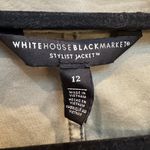 White House | Black Market Stylist Khaki Olive Embroidered Utility Jacket Size 12 Photo 7
