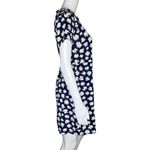 Old Navy  Dress Womens Medium Navy Blue White Floral Flower Daisies‎ Bloomcore Photo 1