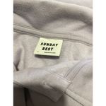 Sunday Best Crop Purple Collar Pullover Sweater Photo 3