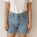 BDG High-Rise Cutoff Denim Shorts Size 28 Light Wash Photo 0