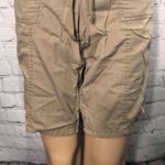Old Navy Tan Drawstring Long Cargo Shorts S Photo 2