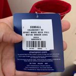 Champion NWT Cranberry Sport Zip Mock Neck Long Sleeve Photo 2