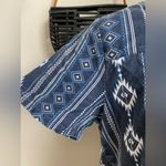 Vintage Japanese Atorih House Blue Western Dress, Size M/L Size M Photo 8