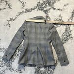 Reiss  Joss Blazer Pant Suit Set Womens Size 4 Gray Plaid Wool Blend Office Photo 4