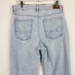 American Eagle Stretch Super Hi-Rise Straight Jeans Light Wash Size 12 SHORT 12S Photo 7