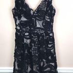 Lela Rose Women’s Silk 3D Floral Net Design Sleeveless A Photo 0