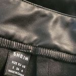 SheIn  Black A-Line Mini Skirt with Slit Photo 3