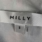 Milly  Emilia Painted Watercolor Dahlia Print‎ Top Blouse One Arm Chiffon Sz S Photo 2