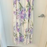 Baltic Born  Daphne Off Shoulder Maxi Dress in Ivory Lavender Floral Size XL NWOT Photo 4