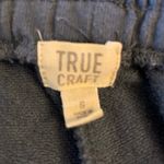True Craft Knit Shorts  Gray Elastic Drawstring Womens Small Photo 4