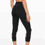 Lululemon  Align Crop 21" *Love Knot Black Women's 8 Photo 1