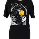 Disney Nightmare Before Christmas Tim Burton Black Graphic T-Shirt Top ~ Size XL Photo 0