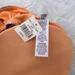 Aerie  Womens Bikini‎ Top XL Orange Floral Square Neck Pullover Swimwear NWT Photo 5