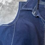 Isaac Mizrahi for Target Dress Womens Small Blue Sleeveless Button Up Collar Photo 15