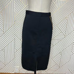 Givenchy ‎ Cady Chain Detail Pencil Skirt Black Gold Size Medium Photo 2