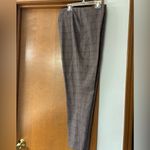 Antonio Melani New Theo Tweed Textured Brown Purple Plaid Pants Photo 2