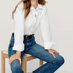 Jenni Kayne  Boyfriend Button Up White Large Photo 0