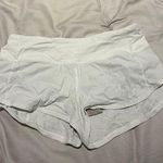 Lululemon  Shorts Speed Up 2.5" Low-Rise Lined White Photo 0