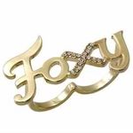 Wildfox  couture‎ foxy double ring 7/8 Photo 2