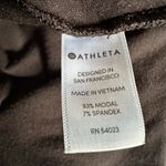 Athleta  La Palma Dress Black Fitted Athleisure Travel Athletic Vacation Errands Photo 5