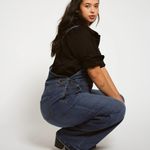 Universal Standard  Casey Wide Leg Denim Overalls Womens Size Small 14-16 NEW Photo 7