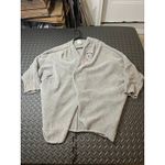 Disney 2021  Parks Holiday Minnie Mouse Sweater Cardigan Chenille Gray Womens L Photo 4