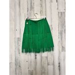 Sincerely Jules Fringe Halter Top and Skirt Set Women's Size small Green Photo 11