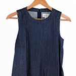 Kate Spade Broome Street Belted Sleeveless Dark Blue Denim Dress size XS Photo 3