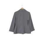 Anne Klein Navy White Stripe Classic Blazer Size Medium Women's Photo 2