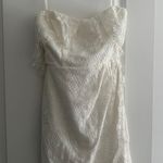 Bridal Mini Dress White Size M Photo 0