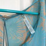 Moonlight  Women's Size Small Blue Printed‎ Sleeveless Tank Top Photo 2