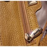 Valentina Leather Crossbody Bag Italian Designer Mustard Yellow Purse Photo 3