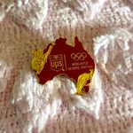 UPS Olympic Partner Australia Pin 2000 vintage rare Gold Photo 5
