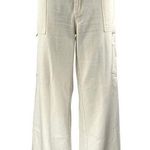 Peppermayo Riley Hubatka x White High Waist Wide Leg Palazzo Trousers Pants Sz 8 Photo 0