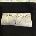 Betsey Johnson  Black Leggings with Floral Design Photo 2