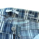 7 For All Mankind Blue and White Striped Jeans Photo 2