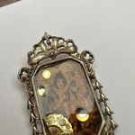 1928 Collection Cupids Listening To Music Faux Pearl Dangle Gold Tone Brooch Pin Photo 10