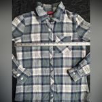 Daytrip  Shirt Womens Small Blue White Plaid Button Up Western Cowgirl Hipster Photo 1