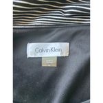 Calvin Klein  Black and White Striped Tank Top Photo 4