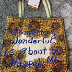 Brighton NWT Sunflower
Tote Bag Something Wonderful Is About To Happen Photo 0