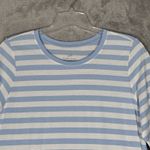 J. Jill Dress Womens Large Blue White Fit Striped A Photo 3