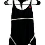 Champion  Swim Black & White‎ Sleeveless Racerback Scoop Neck Swimsuit Top Size S Photo 0