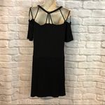 Fabletics  Black Sunburst T-Shirt Knit Dress Photo 4