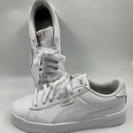 Puma Court Sneaker, White, Women's Casual Low Top Leather Shoes Size 8 Photo 0