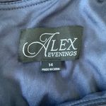 Alex Evenings sz 14 blue glitter formal sheath dress NWT (no jacket) Photo 6