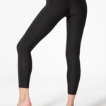 Beyond Yoga Never Quilt It lattice trim gray leggings size S small Photo 10