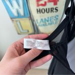 Black and Pink Ribbon Bow Babydoll Top Size M Photo 3