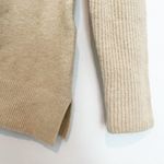 Banana Republic Wool Blend Mock Ribbed Sweater Top Quiet Luxury Winter Tan Small Photo 3