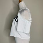 Mizzou White T Cold Shoulder T Shirt Sz Medium Photo 3