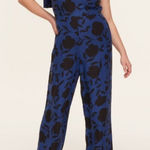 Kate Spade  New York Target‎ Floral Jumpsuit Navy Black Size 6 Photo 0